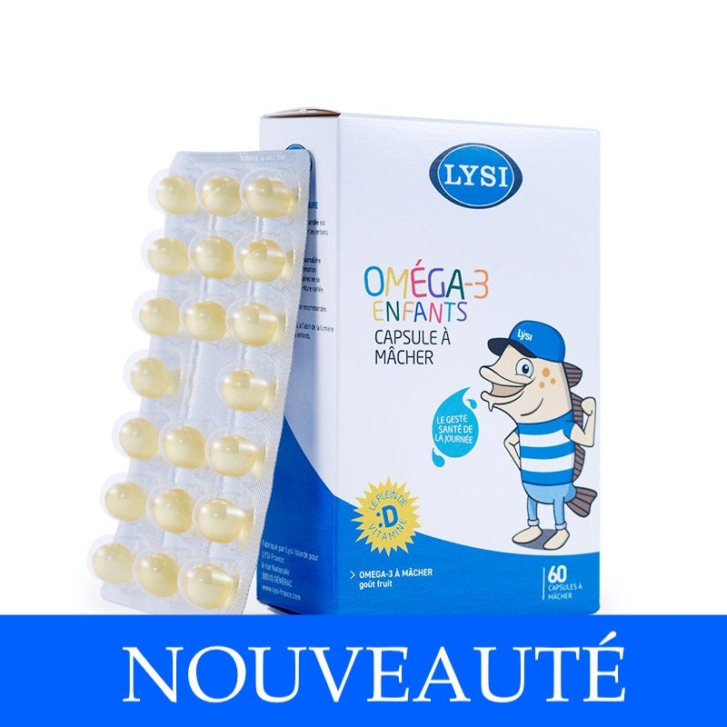 Découvrez nos capsules à mâcher pour faire consommer l'huile de foie de morue à vos enfants