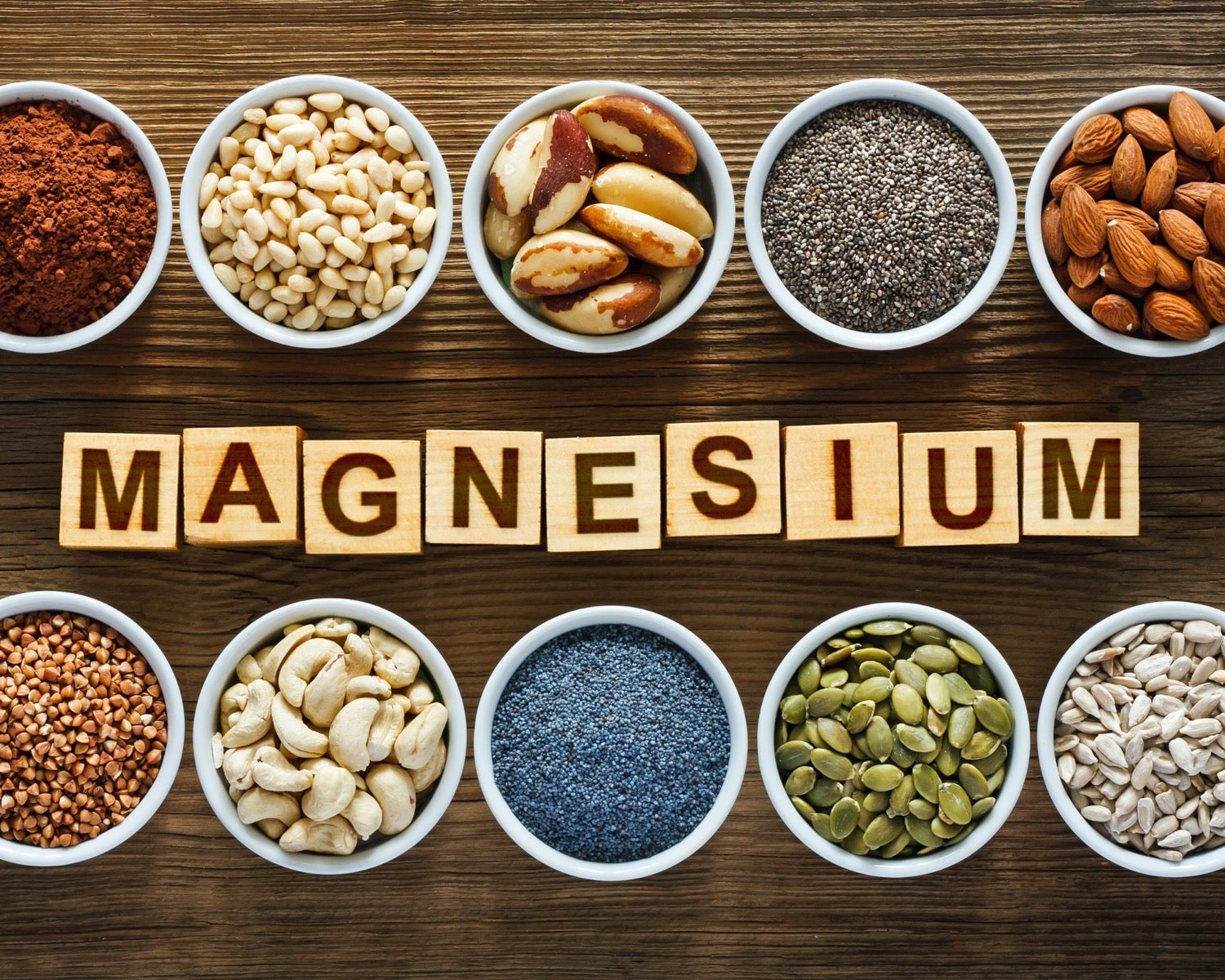 Le top 5 des aliments riches en magnésium