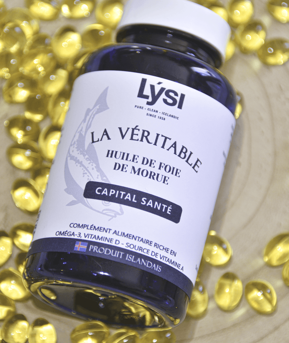 Huile de foie de morue en capsules - La véritable