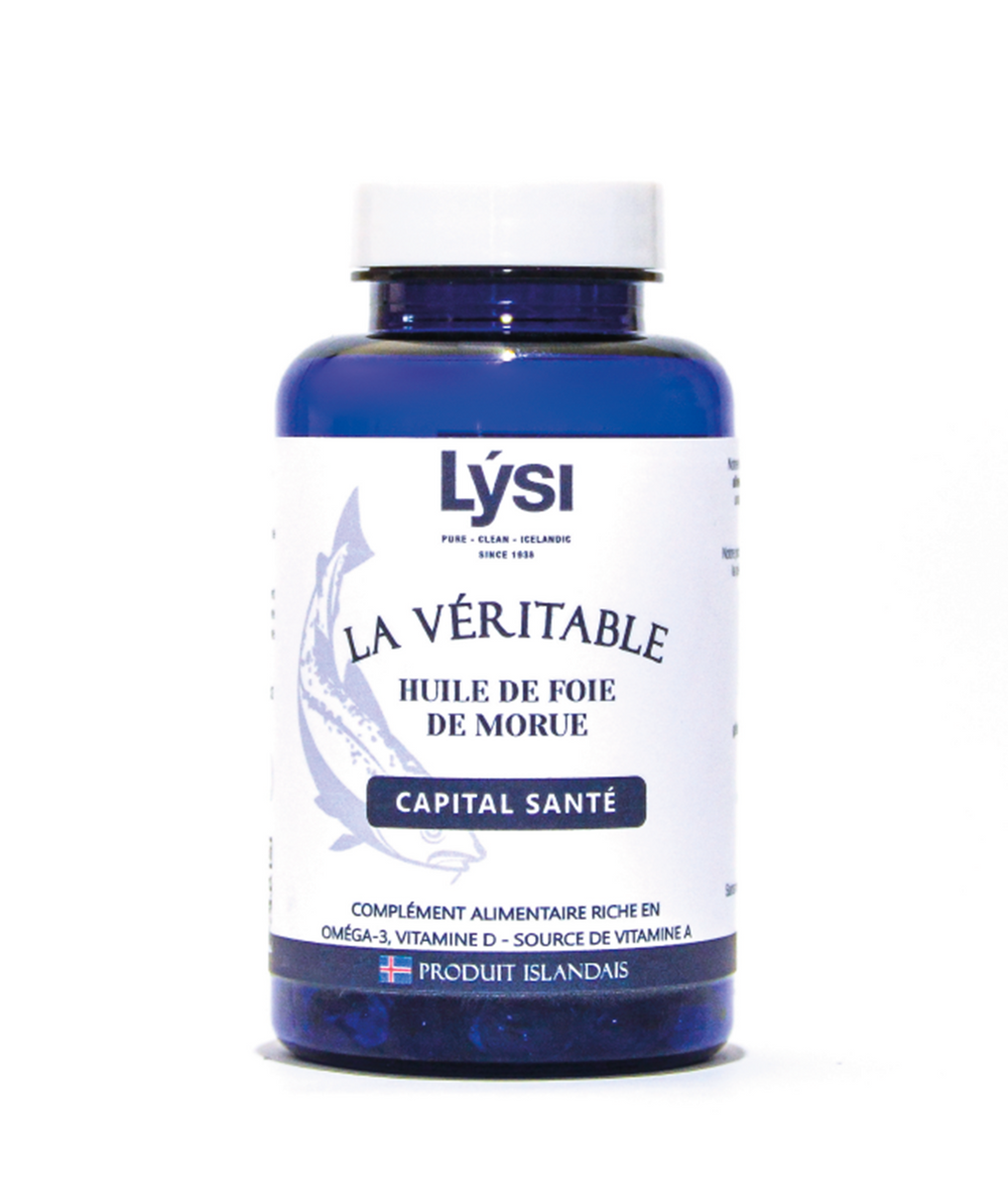 Huile de foie de morue en capsules - La véritable