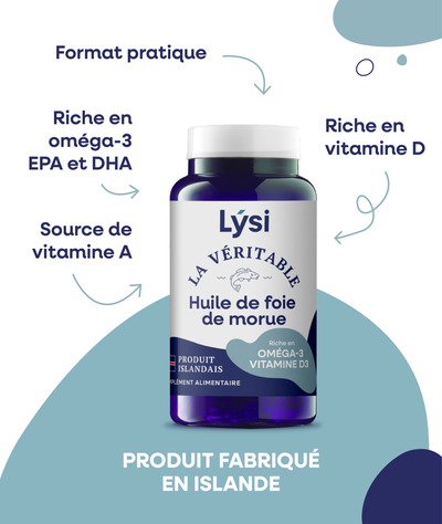 Huile de foie de morue en capsules - La véritable