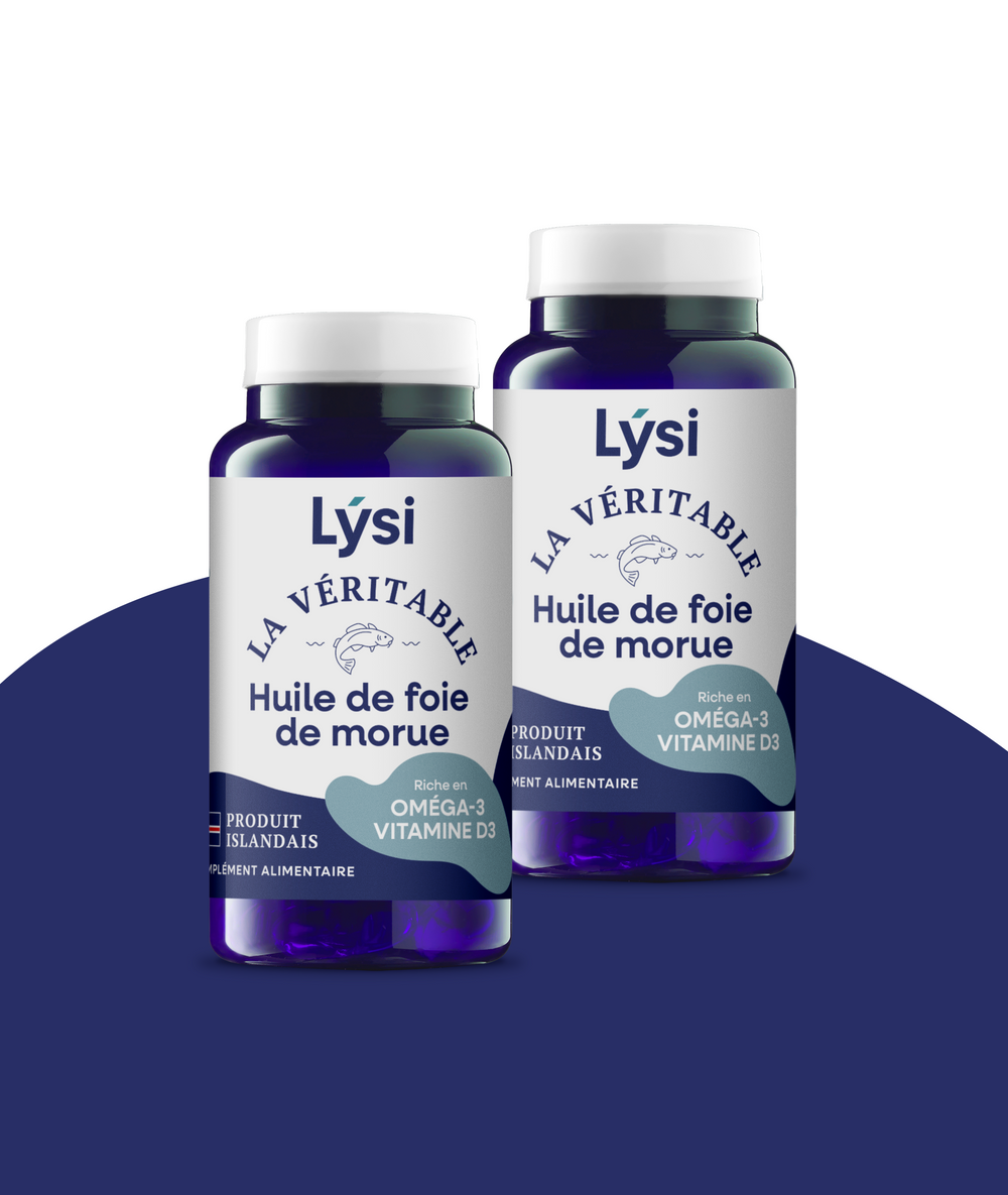 Huile de foie de morue en capsules x 2