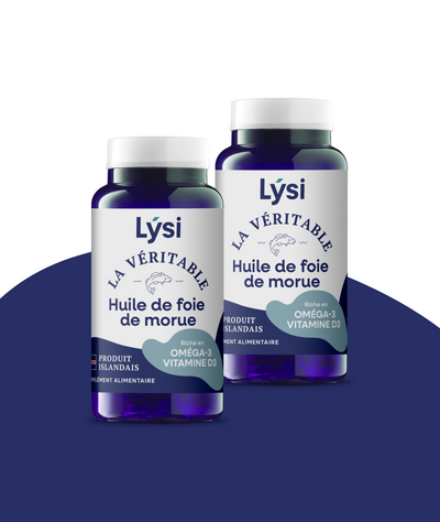 Huile de foie de morue en capsules x 2