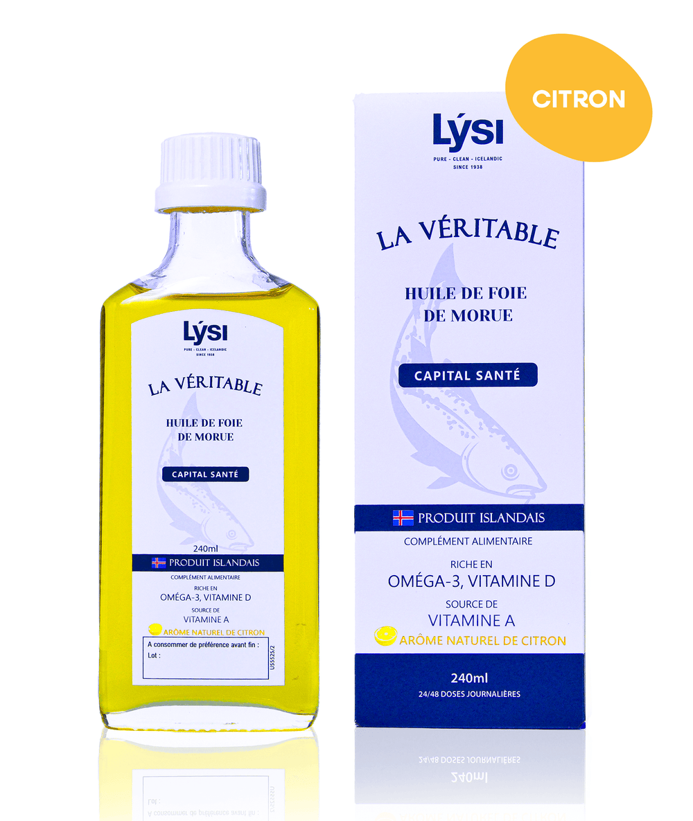 Huile de foie de morue citron - La véritable