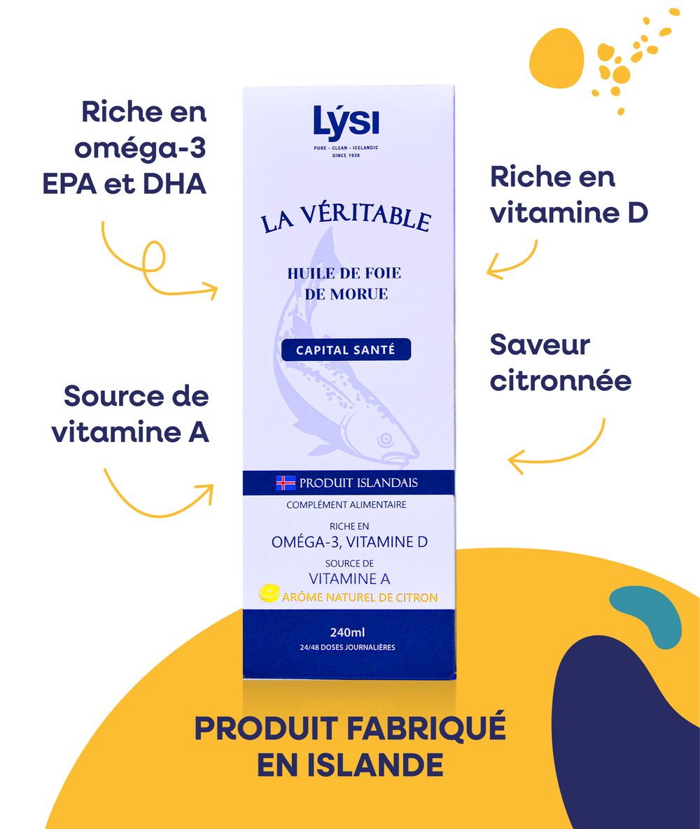 Huile de foie de morue citron - La véritable