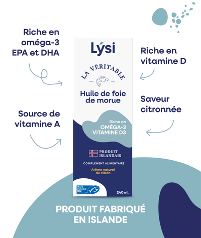 Huile de foie de morue citron - La véritable