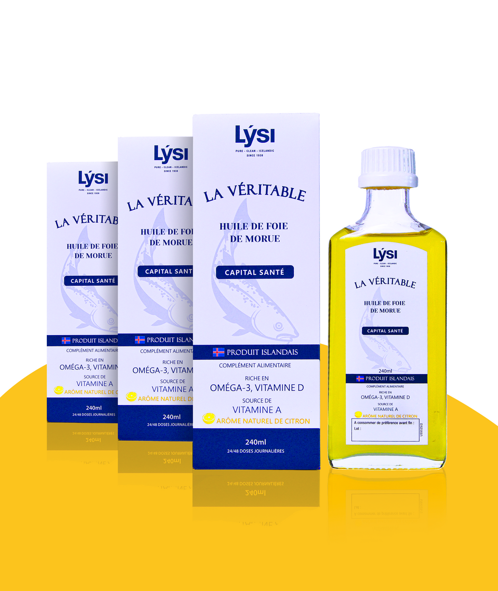 Huile de foie de morue citron x 3