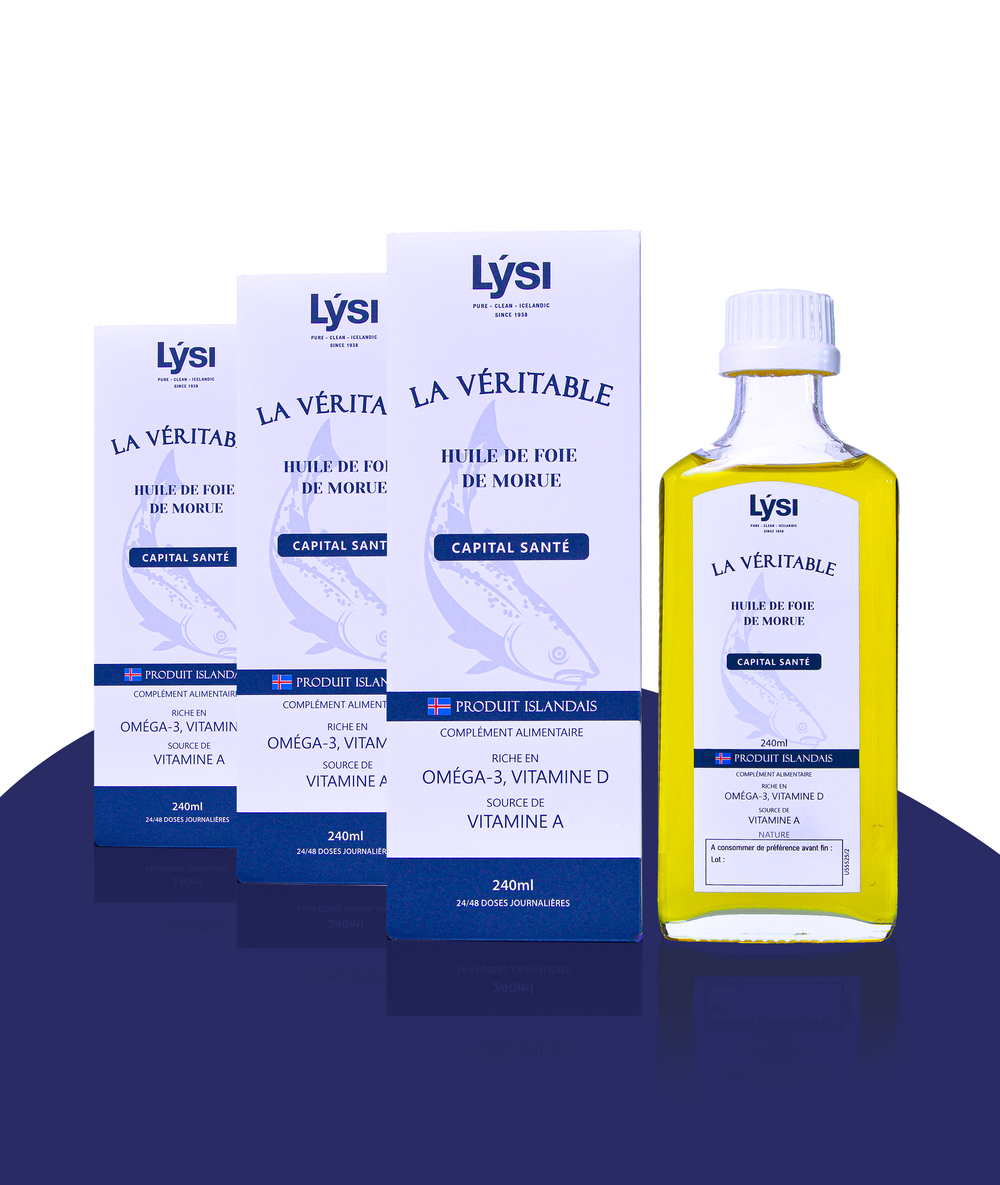Huile de foie de morue nature x 3
