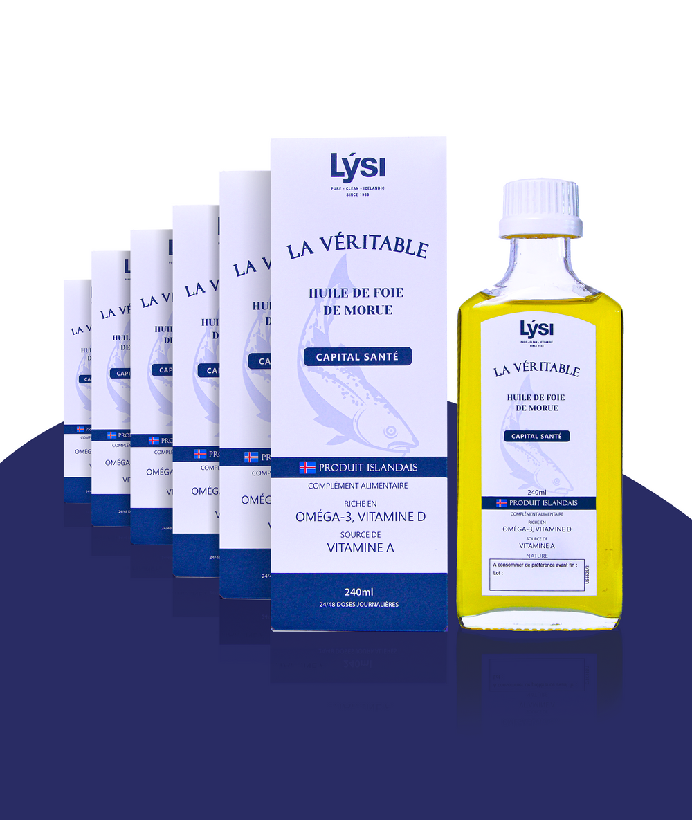 Huile de foie de morue nature x 6