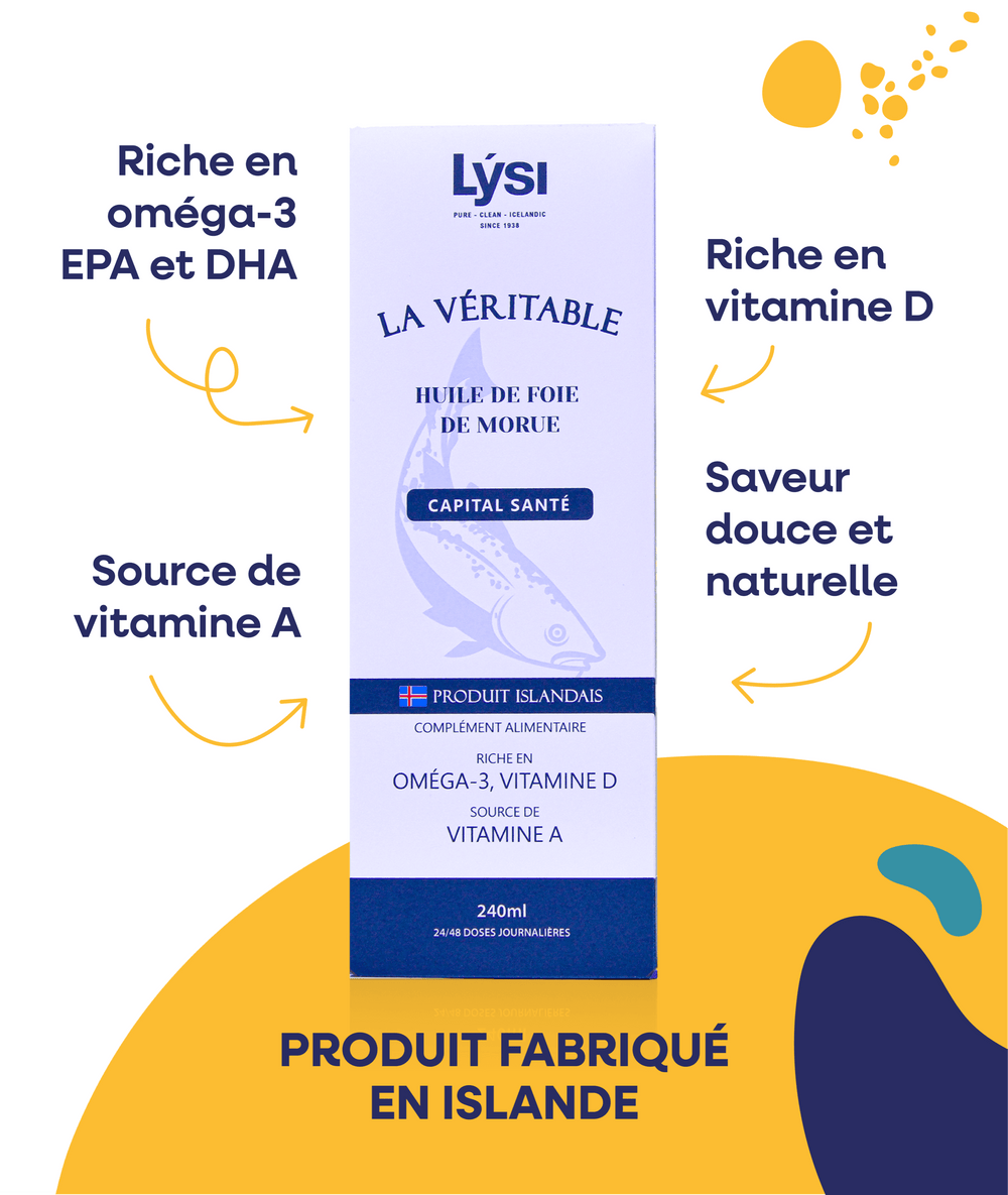 Huile de foie de morue nature - La véritable