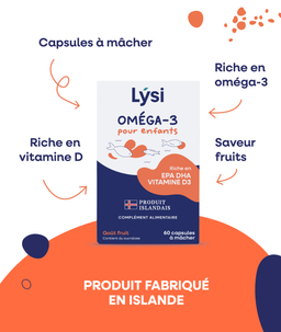 Oméga-3 enfant - capsules à mâcher