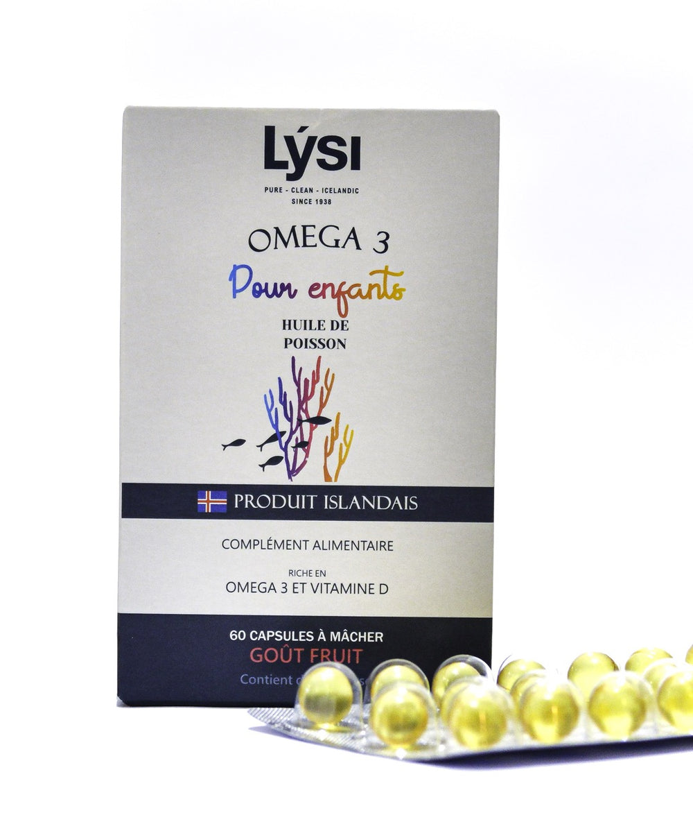 Oméga-3 enfant - capsules à mâcher